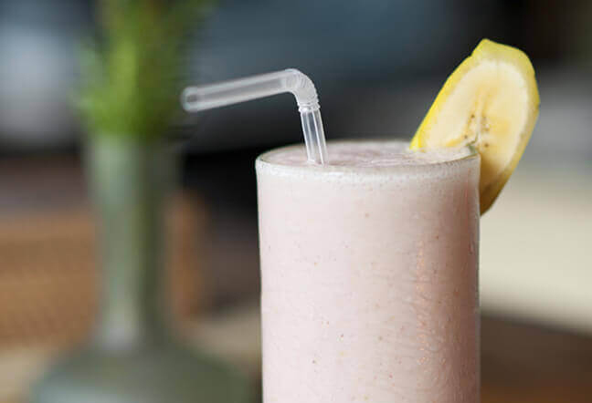 strawberry banana shakes